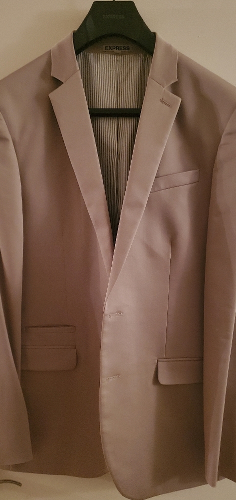 Express SlimFit Tan Suit